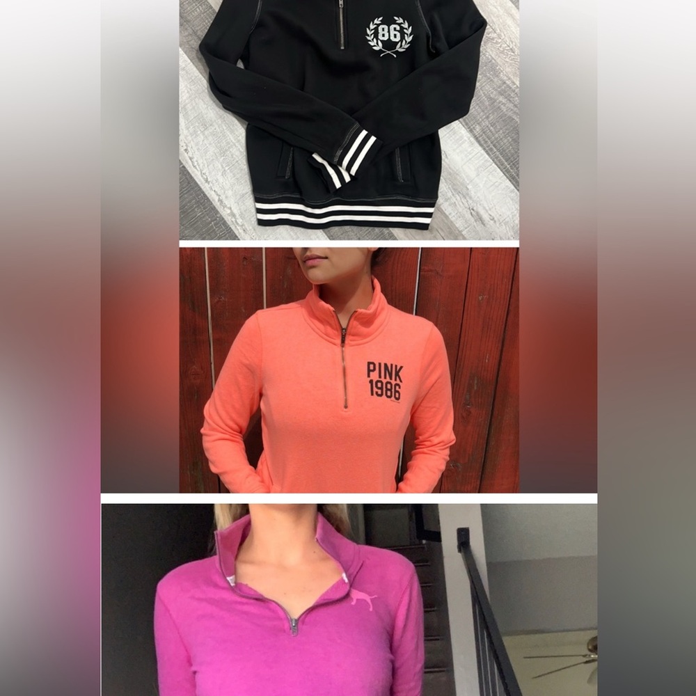 ALL 3 VS PINK PULL OVERS!!!